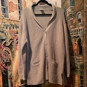 Blair Heather Gray Knit Cardigan